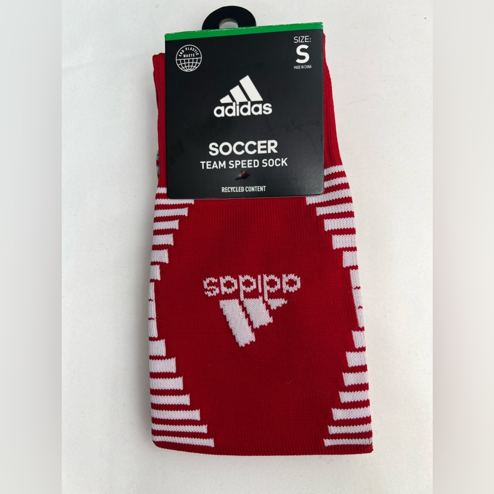 Adidas Over The Calf Soccer Team Speed Socks Red - Size: Small ( Youth 13C-4Y )